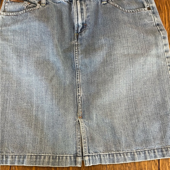 Lee Soft Jean Skirt Y2K - size 11 / 12 - Picture 4 of 9